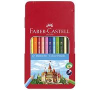 Faber-Castell – Boîte de 12 crayons de couleurs Château