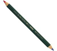 Faber-Castell - Crayon de couleur Castell Color 873 - double face - rouge/bleu