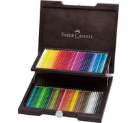 FABER-CASTELL 117572 - Crayons aquarelle Albrecht Dürer, coffret bois 72 pièces