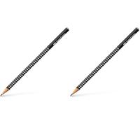 Faber-Castell 118299 - Crayon Graphite Sparkle Perlé - Noir (Lot de 2)