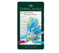 FABER CASTELL 12 ALBRECHT DURER WATERCOLOUR PENCILS CRAYON ART DRAW AQUARELABLE