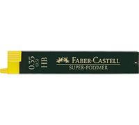 Faber-Castell 120300 - Mine fine Super Polymer, 0,35 mm, dureté HB, 12 pièces