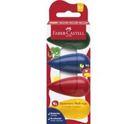 Faber-Castell 120408 - Crayons de cire dès 2 ans, craie de couleur poire, 4 craies de couleur