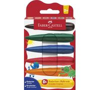 Faber-Castell - Crayons de cire 120409 - Dès 3 ans - 6 craies de couleur