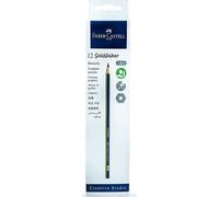 Faber-Castell 1221 - Crayon graphite-b, boîte de 12 pièces Goldfaber