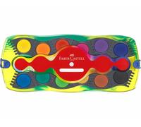 Faber-Castell 125013 Peinture ? L'eau Multicolore Palette 12 Pi?Ce(S)