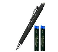 Faber-Castell 133353 Porte-mine Poly Matic 0,7 mm Noir + recharges