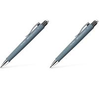 Faber-Castell 133388 - Porte-mine Poly Matic, 0,7 mm, gris, 1 pièce (Lot de 2)