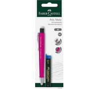 Faber-Castell POLY MATIC Crayon rétractable B 0.7 mm rétractable avec gomme