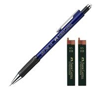 Faber-Castell 1345 51 Porte-mines Grip 0,5 mm (bleu avec 24 mines de rechange)