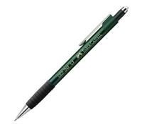 Faber-Castell 134763 Portemines Faber-Castell GRIP 1347, vert métallisé Diamètre de mine: 0,7 mm: avec une gomme extra-longue Grip ergonomique caoutchouté, pointe rétractable (13476