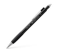 FABER-CASTELL 134799 - Porte-mine GRIP 1347 noir, dureté B, épaisseur de mine 0,7 mm, avec gomme intégrée, 1 pièce