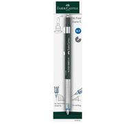 Faber-Castell 135700 - Porte-mines TK-Fine Vario L 0.7 mm, Vert, Mine avec mécanisme souple/rigide