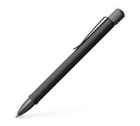 Faber-Castell 140577 - Stylo à bille Hexo, noir mat, 0,5 mm, 1 stylo