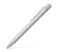 Faber-Castell 140594 Hexo Stylo à bille Argenté mat