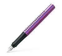 Faber-Castell 140840 - Stylo-plume Grip Edition Glam, plume M, couleur : Violet