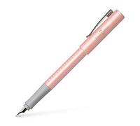 Faber-Castell 140988 Grip Pearl Edition Stylo plume F, rose, 1 pièce