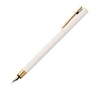 Faber-Castell 141442 - Stylo plume Neo Slim, largeur de plume EF, doré marshmallow