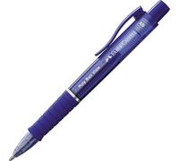 Faber-Castell 145751 - Stylo à bille Poly Ball View, Mine XB, admiral blue, 1 pièce