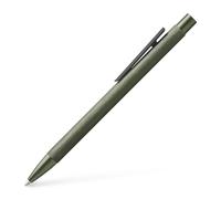 Faber-Castell 146155 - Stylo à bille Neo Slim en aluminium, épaisseur de mine M, vert olive