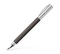 Faber-Castell 147052 - Stylo Ambition OpArt Black Sand, largeur de plume EF, avec emballage cadeau