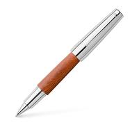 Faber-Castell 148205 Stylo roller e-motion en bois et métal chromé (Bois)