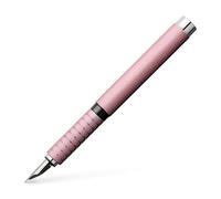 FABER-CASTELL 148421 - Stylo plume Essentio, largeur de plume F, stylo plume aluminium rose