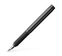 Faber-Castell – Stylo plume Basic Black Carbon – Plume EF – Noir – 1 pièce