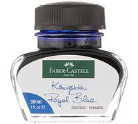 Faber-Castell 149839 Flacon d'encre bleu roi, effaçable, 30 ml
