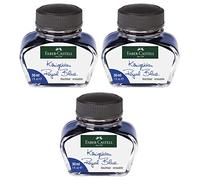 Faber-Castell 149839 Verre à encre effaçable (bleu roi, 3 x 30 ml)