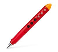 Faber-Castell 149852 - Stylo à plume scolaire Scribolino, pour droitiers, rouge, 1 pièce