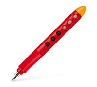 Faber-Castell Stylo plume éducatif Scribolino pour gauchers rouge