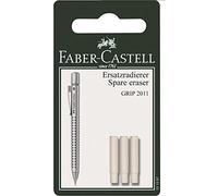 Faber-Castell Grip 2011 Porte-mines 131597 Recharges pour Effaceur, Lot de 3)