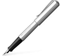 Faber-Castell 150510 Hexo Stylo-plume avec plume M Argenté