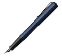 Faber-Castell 150543 - Stylo plume Hexo, largeur de plume B, bleu, 1 stylo plume
