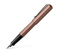 Faber-Castell 150583 - Stylo plume Hexo, largeur de plume B, bronze, 1 stylo plume