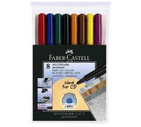 Faber-Castell Marqueur permanent MULTIMARK F, étui de 8