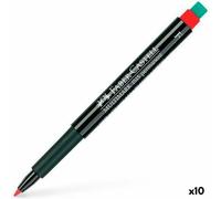 FABER-CASTELL 151321 10x MULTIMARK 1513 stylos à feuille rouge 0.6 mm permanent