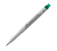 Faber-Castell 1524 Marqueur OHP Non Permanent Pointe Superfine Verte Unique