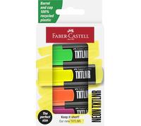 Faber-Castell 154204 - Pack de 4 surligneurs fluorescents TXTLNR - Neon