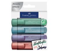 Faber-Castell 1546 surligneur métallique Creativ Studio 4 couleurs
