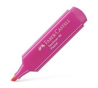 Faber-Castell 154654 - Boîte avec 10 Marqueur Surligneur Tons Pastel TEXTLINER 1546, Rose Pastel