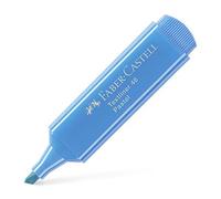 Faber-Castell 154668 - TEXTLINER 1546 marqueur fluorescent, 5 mm, 2 mm et 1 mm. Couleur pastel bleu outremer