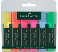 FABER-CASTELL Surligneur TEXTLINER 48 REFILL, étui de 6 G