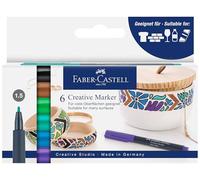 Etui 6 marqueurs créatifs Faber-Castell Forêt Multicolore G