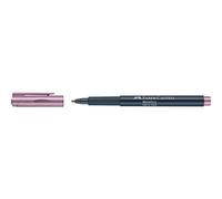 Faber-Castell 160790 - Marqueur Metallics avec pointe en fibre, largeur de trait 1,5 mm, convient à de nombreuses surfaces, avec effet métallique Berry Nice en violet