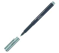 Faber-Castell 160792 - Marqueur Metallics avec pointe en fibre, largeur de trait 1,5 mm, convient pour de nombreuses surfaces, avec effet métallique Ice Blue en bleu clair