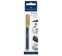 Faber-Castell 160797 - Marqueur métallique avec pointe en fibre, largeur de trait de 1,5 mm, convient à de nombreuses surfaces, avec effet métallique Heart of Gold
