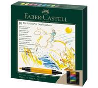 Faber-Castell 162010 Marqueur 10 Pièce(S) Multicolore