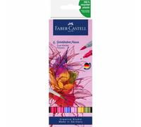 Faber-Castell 164527 FABER-CASTELL Marqueur aquarelle GOLDFABER, étui de 6 fleurs
